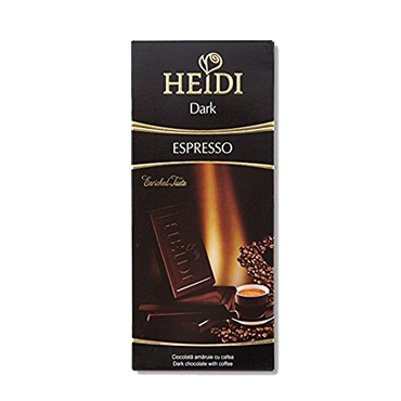 Tableta de Chocolate Heidi Dark Espresso 80 Grs